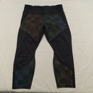 Athleta Stay Fly high waist compression reflective